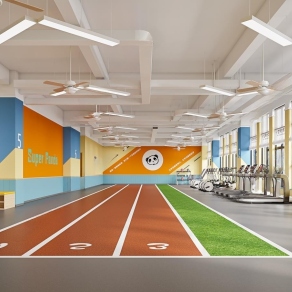 现代体能培训中心3D模型下载